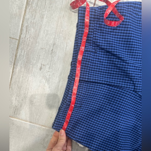 Club Monaco Marie Slim Crop Pants | Size 0 | Blue & Black | Twice Worn - Picture 2 of 5